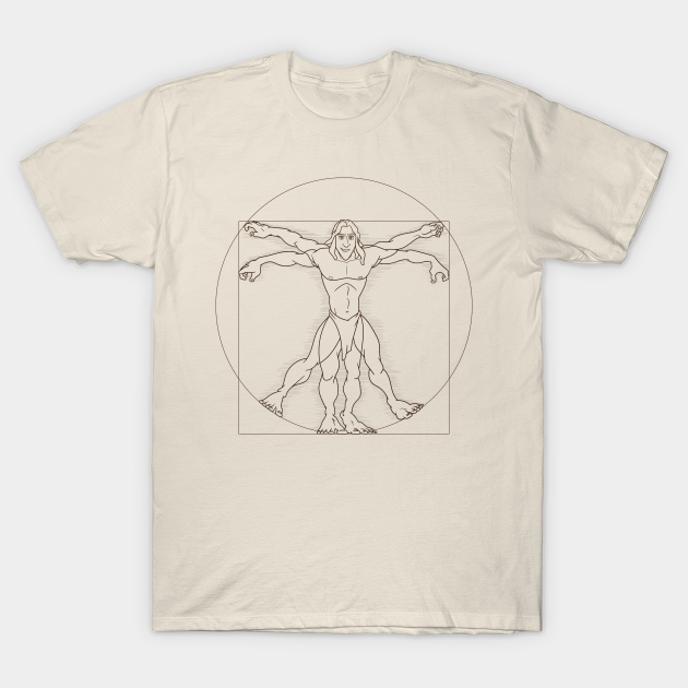 Vitruvian Son Of Man Tarzan T Shirt Teepublic